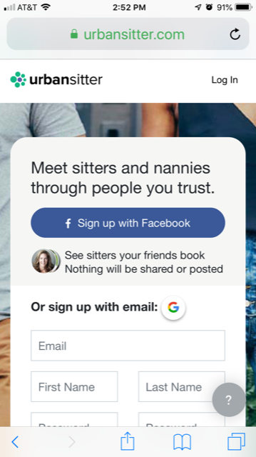 urbansitter-facebook-signup